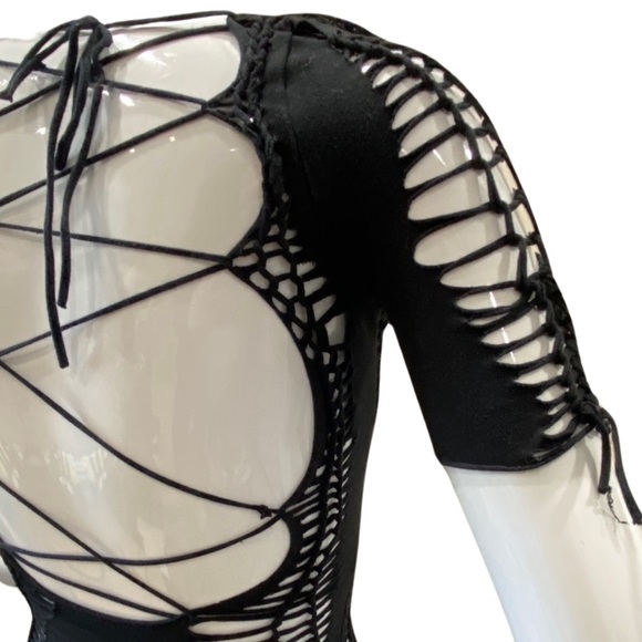 ZIALIFE HANDCUT AMERICAN APPAREL LAYERING DRESS - Picture 2 of 5